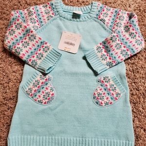 NWT Gymboree mitten pocket Sweater Dress 18-24